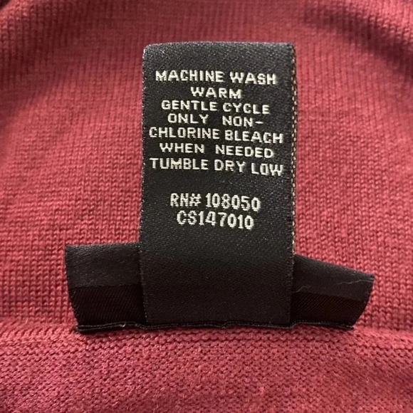 Lane Bryant Maroon Cut Out Bow Accent Sweater Womens Size 14/16 (680) - Picture 4 of 4